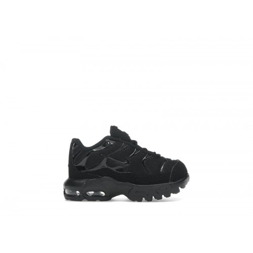 Nike Air Max Plus TD Black Dark Grey - детская сетка размеров
