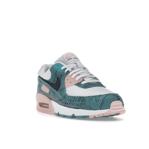 Кроссы Nike Air Max 90 Washed Teal Snakeskin - мужская сетка размеров