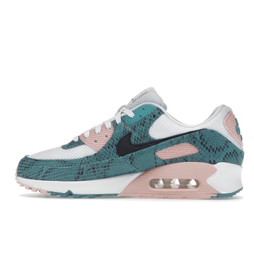 Кроссы Nike Air Max 90 Washed Teal Snakeskin - мужская сетка размеров