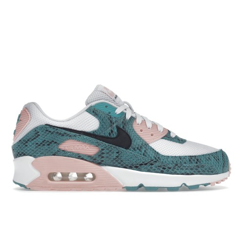 Кроссы Nike Air Max 90 Washed Teal Snakeskin - мужская сетка размеров