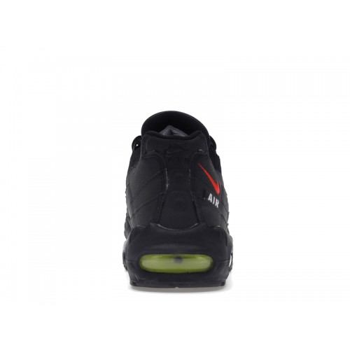 Кроссы Nike Air Max 95 Black Reflective Volt - мужская сетка размеров