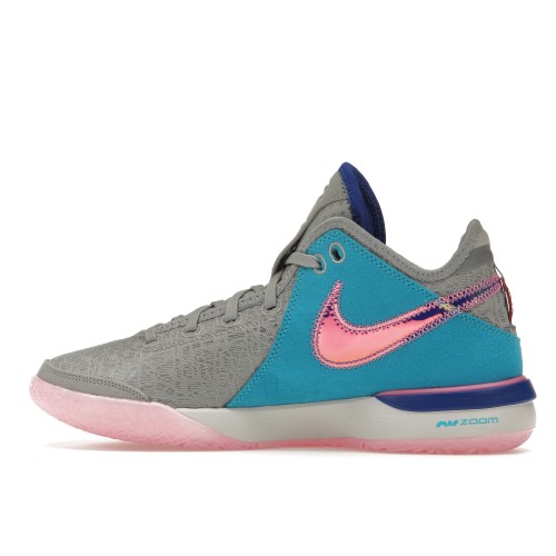 Кроссы Nike Zoom LeBron NXXT Gen Wolf Grey - мужская сетка размеров