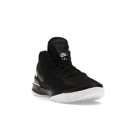 Кроссы Nike Zoom LeBron NXXT Gen Black White Medium Soft Pink - мужская сетка размеров