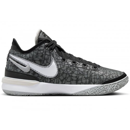 Кроссы Nike Zoom LeBron NXXT Gen Grey Black - мужская сетка размеров