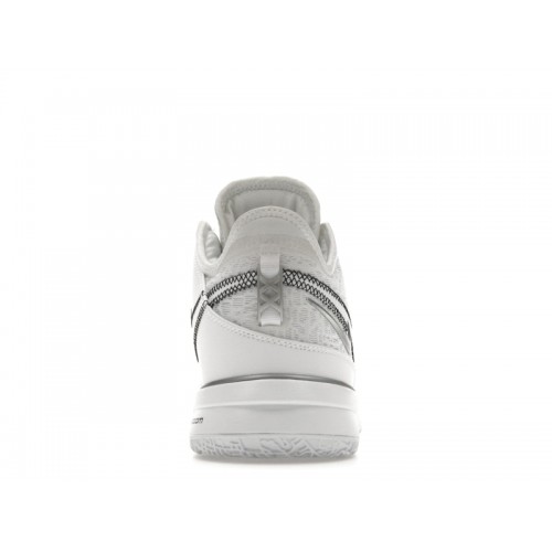 Кроссы Nike Zoom LeBron NXXT Gen White Metallic Silver - мужская сетка размеров