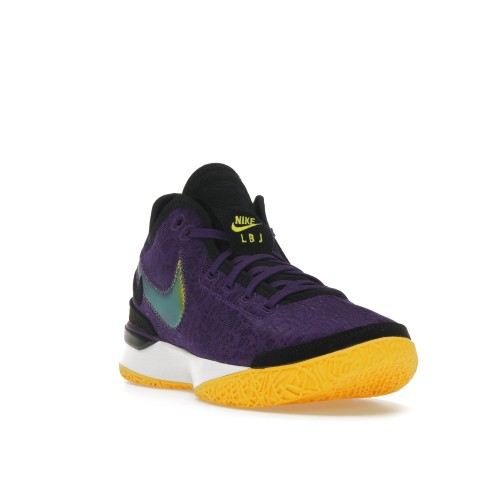 Кроссы Nike Zoom LeBron NXXT Gen Lakers - мужская сетка размеров