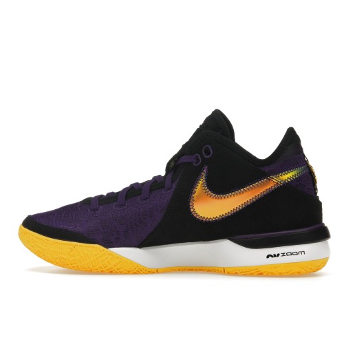 Кроссы Nike Zoom LeBron NXXT Gen Lakers - мужская сетка размеров