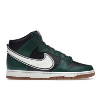 Кроссовки Nike Dunk High Chenille Swoosh Black Green