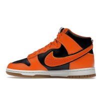 Nike Dunk High Retro Chenille Swoosh Safety Orange