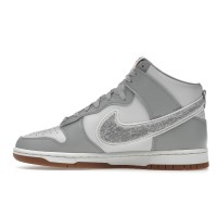 Кроссовки Nike Dunk High University Chenille Swoosh Light Smoke Grey
