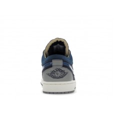 Jordan 1 Low SE Craft Obsidian French Blue Ashen Slate White