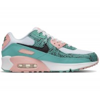 Подростковые Nike Air Max 90 Washed Teal Snakeskin (GS)