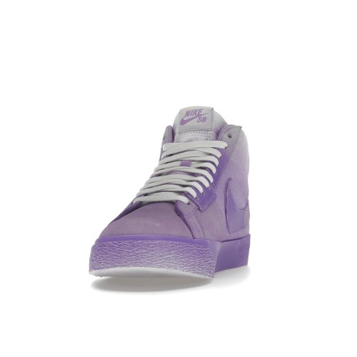 Кроссы Nike SB Blazer Mid PRM Lilac - мужская сетка размеров