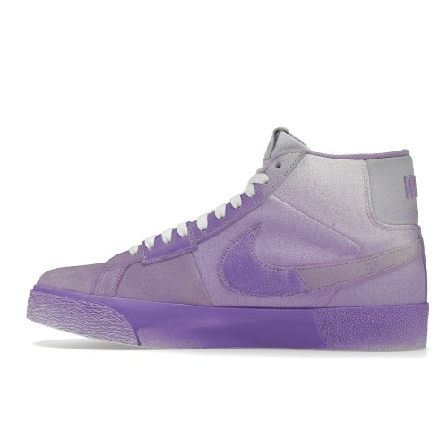 Кроссы Nike SB Blazer Mid PRM Lilac - мужская сетка размеров