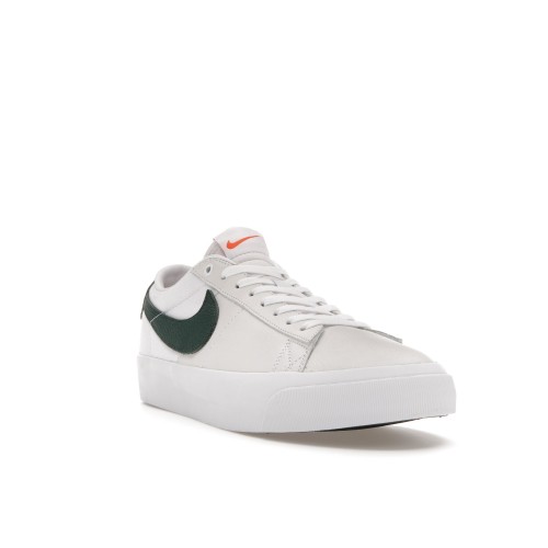 Кроссы Nike SB Zoom Blazer Low Pro GT ISO White Pro Green - мужская сетка размеров