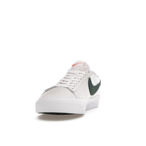 Кроссы Nike SB Zoom Blazer Low Pro GT ISO White Pro Green - мужская сетка размеров