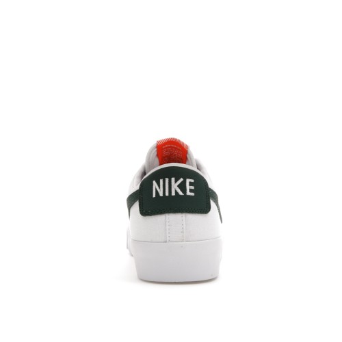 Кроссы Nike SB Zoom Blazer Low Pro GT ISO White Pro Green - мужская сетка размеров