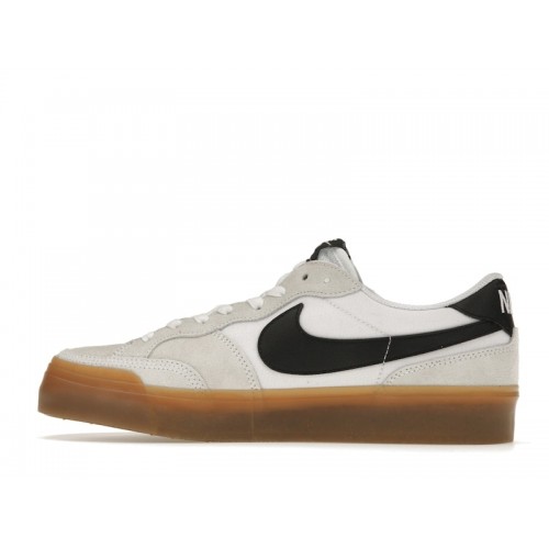Кроссы Nike SB Zoom Pogo Plus White Black Gum (W) - женская сетка размеров
