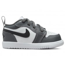 Малышам Jordan 1 Low ALT White Iron Grey Black (TD)