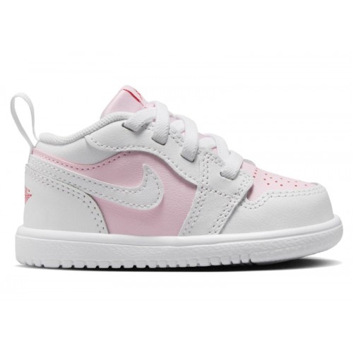 Air Jordan 1 Low ALT TD Pink Foam - детская сетка размеров