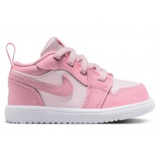 Малышам Jordan 1 Low ALT Medium Soft Pink White (TD)