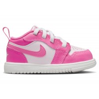 Кроссовки для малыша Jordan 1 Low ALT Pink Foam Summit White Hyper Pink (TD)