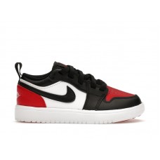 Детские кроссовки Jordan 1 Retro Low ALT Bred Toe 2.0 (PS)