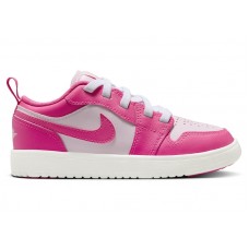 Детские кроссовки Jordan 1 Low ALT Pink Foam Summit White Hyper Pink (PS)