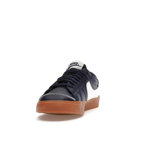 Кроссы Nike Blazer Low 77 Jumbo WNTR Midnight Navy Gum - мужская сетка размеров