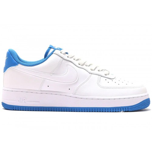 Кроссы Nike Air Force 1 Low 07 White Light Photo Blue - мужская сетка размеров