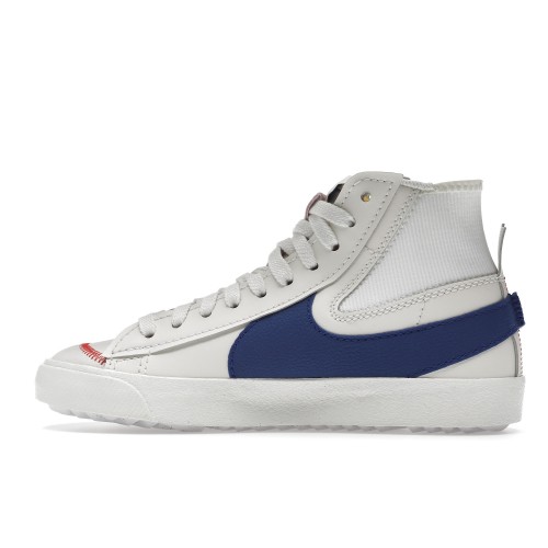 Кроссы Nike Blazer Mid 77 Jumbo Phantom Old Royal - мужская сетка размеров