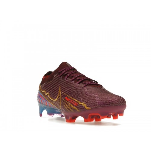 Nike Zoom Mercurial Vapor 15 Elite KM FG Mbappe Dark Beetroot - мужская сетка размеров