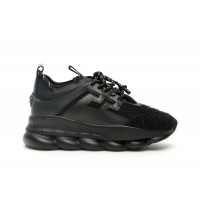 Женские кроссовки Versace Chain Reaction Black (W)