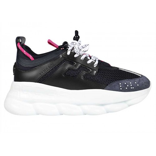 Кроссы Versace Chain Reaction Blue Nights (W) - женская сетка размеров