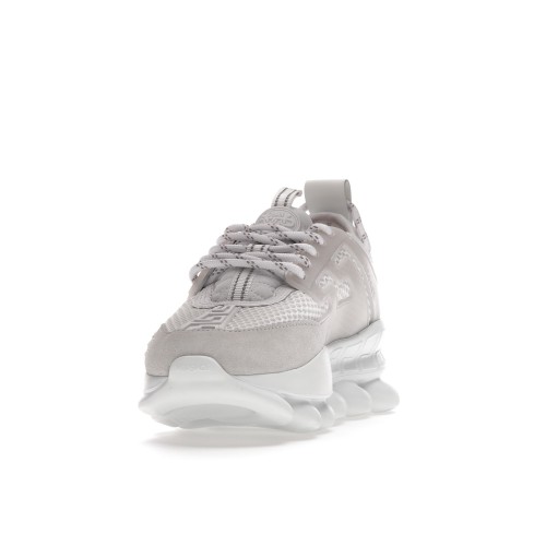 Кроссы Versace Chain Reaction White (W) - женская сетка размеров