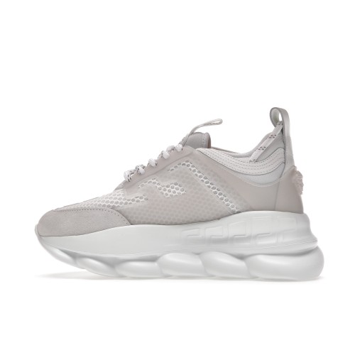 Кроссы Versace Chain Reaction White (W) - женская сетка размеров