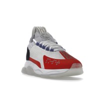 Женские кроссовки Versace Cross Chainer White Red Black (W)