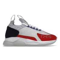 Женские кроссовки Versace Cross Chainer White Red Black (W)