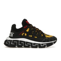 Женские кроссовки Versace Trigreca Barocco Print Black (W)
