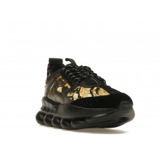 Кроссовки Versace Chain Reaction Central Greek Key Print Black
