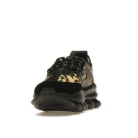Кроссовки Versace Chain Reaction Central Greek Key Print Black