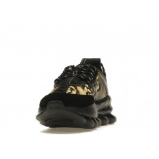 Кроссовки Versace Chain Reaction Central Greek Key Print Black