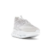 Кроссовки Versace Chain Reaction White Mesh Rubber Suede