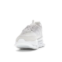 Кроссовки Versace Chain Reaction White Mesh Rubber Suede