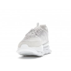 Кроссовки Versace Chain Reaction White Mesh Rubber Suede