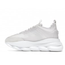 Кроссовки Versace Chain Reaction White Mesh Rubber Suede