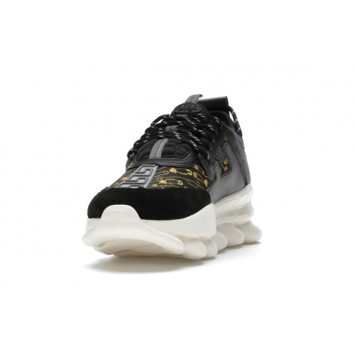 Кроссы Versace Chain Reaction Baroque Print - мужская сетка размеров