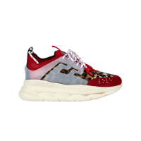 Кроссовки Versace Chain Reaction Red Cheeta