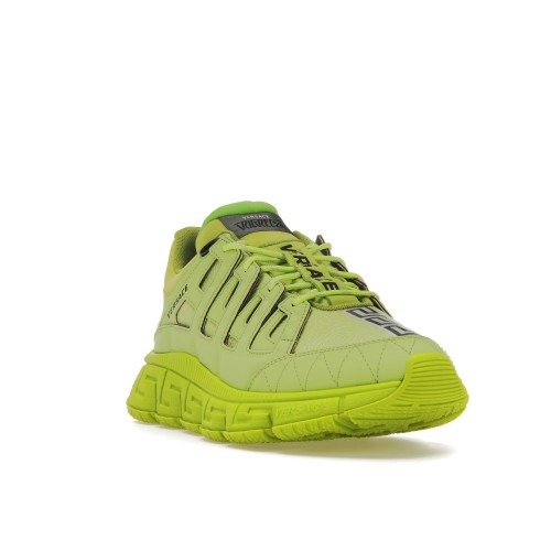 Кроссы Versace Trigreca Lime Black - мужская сетка размеров