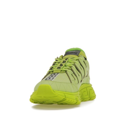 Кроссы Versace Trigreca Lime Black - мужская сетка размеров
